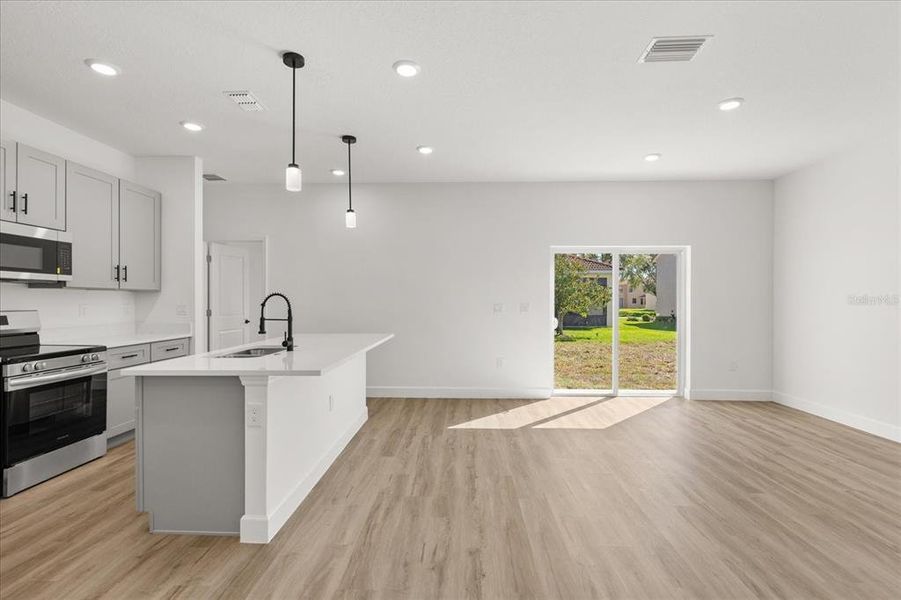 Furnished interior view inside a new home in , Kissimmee (Image 3).