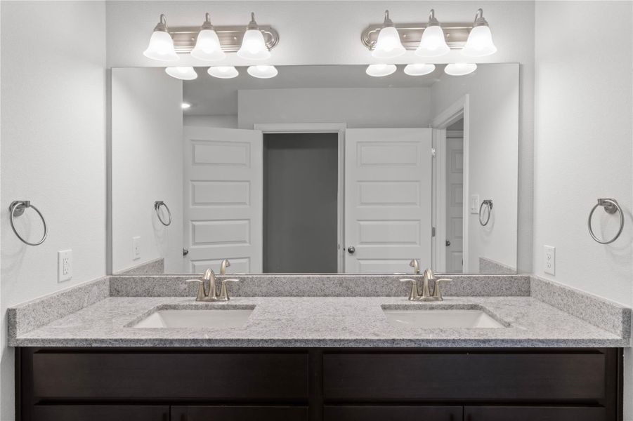 Furnished interior view inside a new home in River Ranch Trails, Dayton (Image 12).