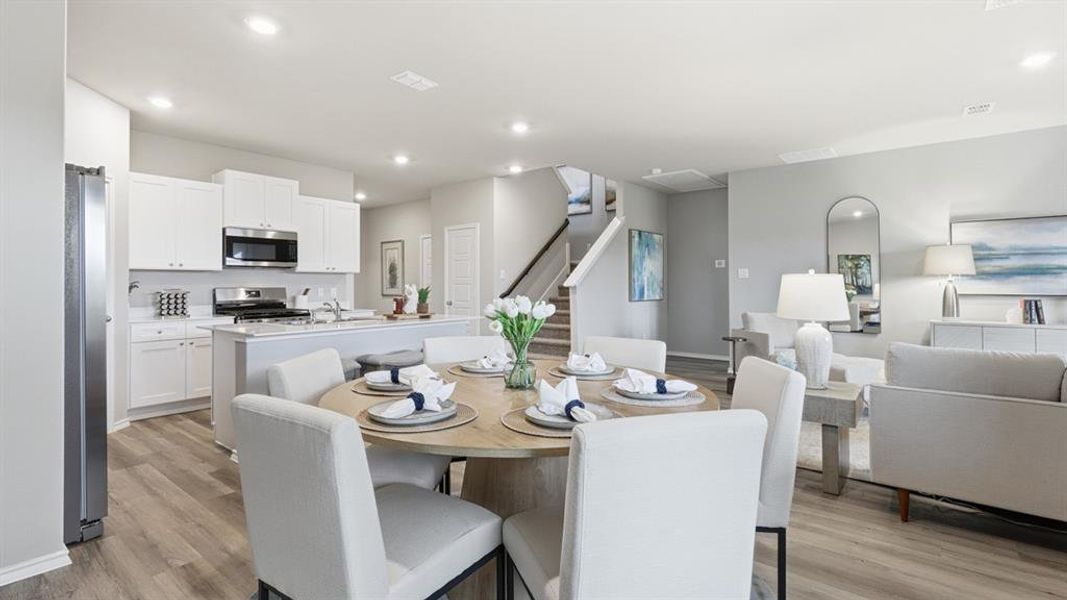 Furnished interior view inside a new home in Townes Landing, Fort Worth (Image 27). Furnished interior view inside a new home in Townes Landing, Fort Worth (Image 27).