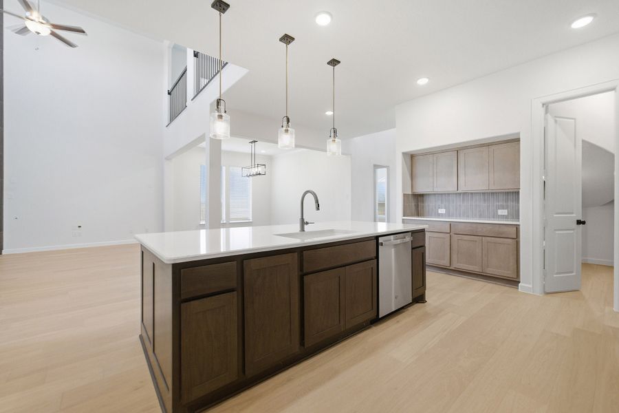 Furnished interior view inside a new home in Green Meadows, Celina (Image 7).