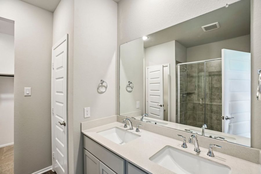 Furnished interior view inside a new home in Mustang Meadows, Waller (Image 9).