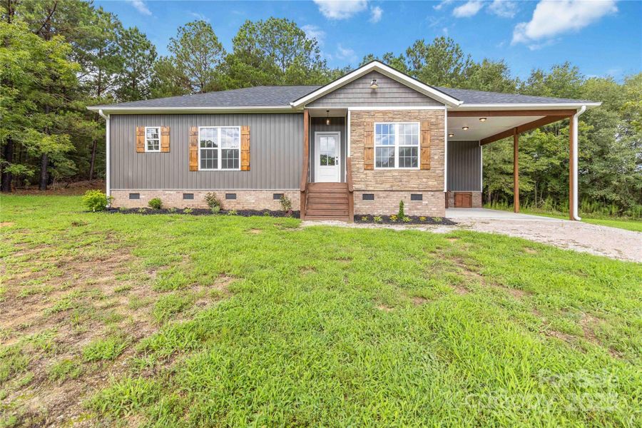 Front exterior of a new home in , Chester, SC, highlighting curb appeal (Image 17).