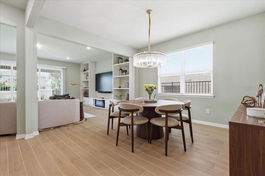 Furnished interior view inside a new home in Willow Ridge, Montverde (Image 19). Furnished interior view inside a new home in Willow Ridge, Montverde (Image 19).