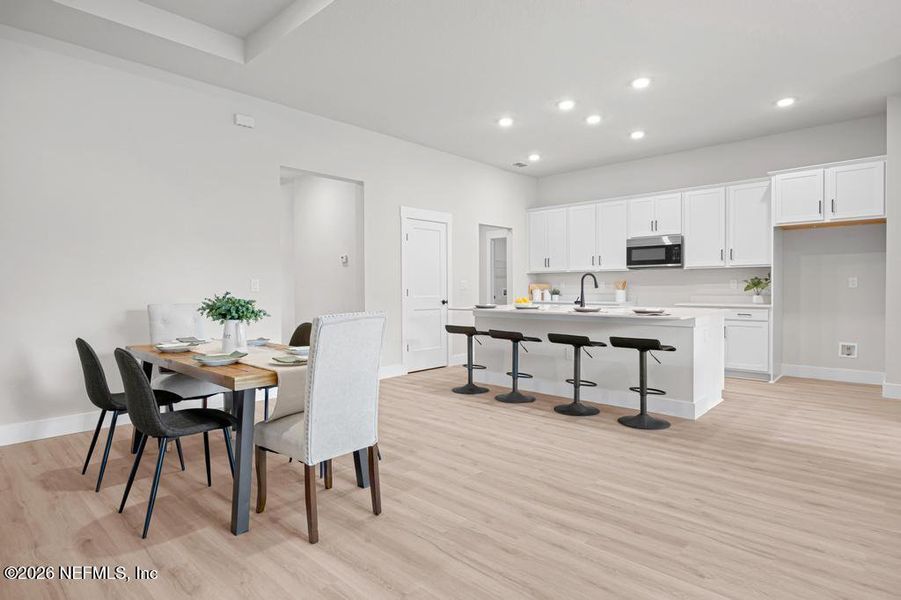 Furnished interior view inside a new home in , Jacksonville (Image 7).