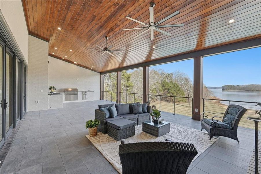 Exterior details and patio area of a home in , Gainesville (Image 43).