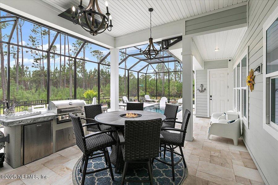 Furnished interior view inside a new home in , Jacksonville (Image 31).