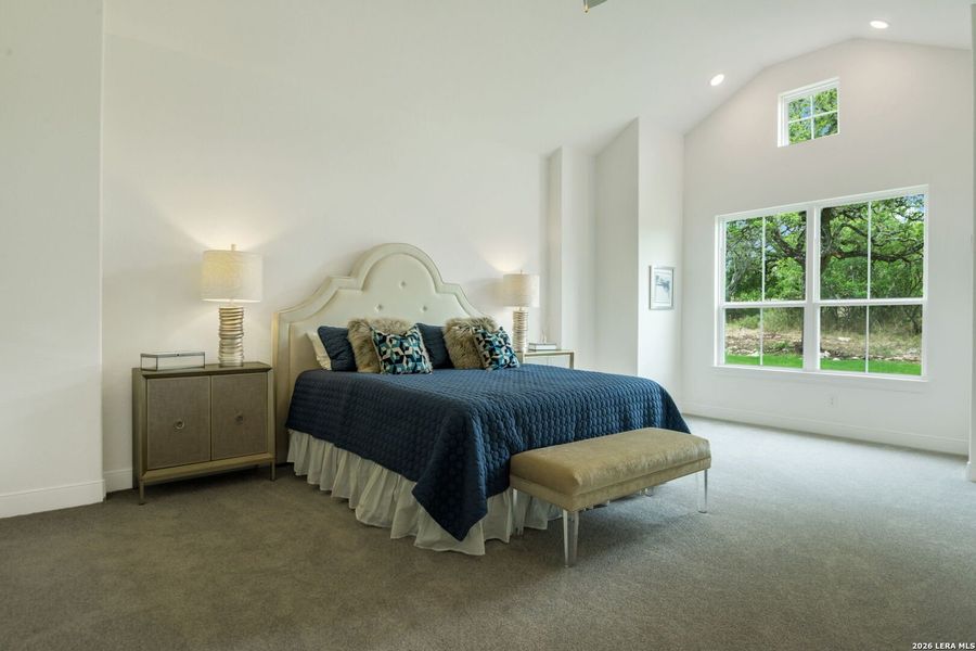 Furnished interior view inside a new home in , Fischer (Image 32).