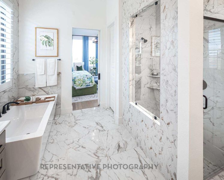 Furnished interior view inside a new home in Cross Creek West, Fulshear (Image 35). Furnished interior view inside a new home in Cross Creek West, Fulshear (Image 35).