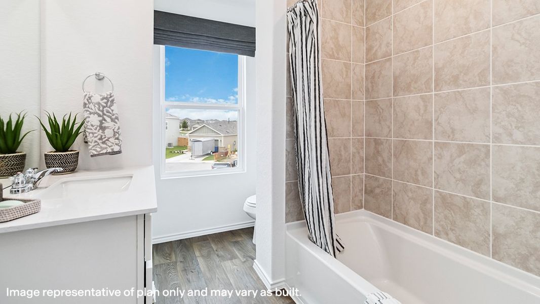 Representative furnished interior of a home built from the The Altaria by D.R. Horton in Sonora, San Antonio (Image 26).