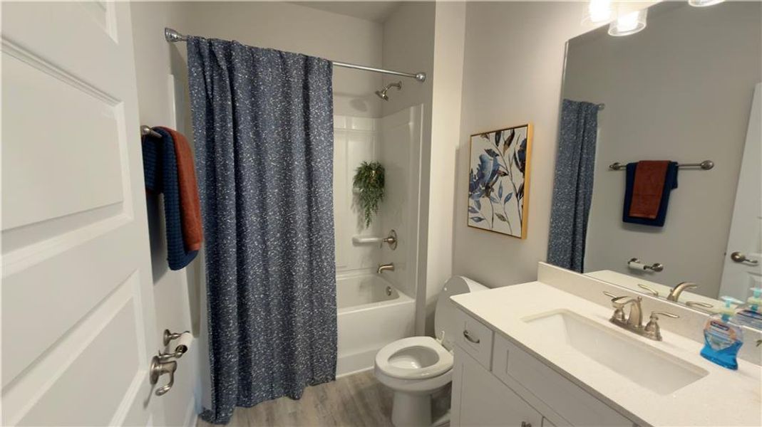 Furnished interior view inside a new home in Habersham Meadows, Demorest (Image 28).