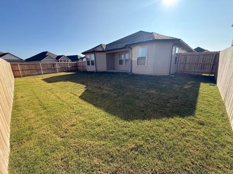Exterior details and patio area of a home in Southern Pointe, College Station (Image 2). Exterior details and patio area of a home in Southern Pointe, College Station (Image 2).