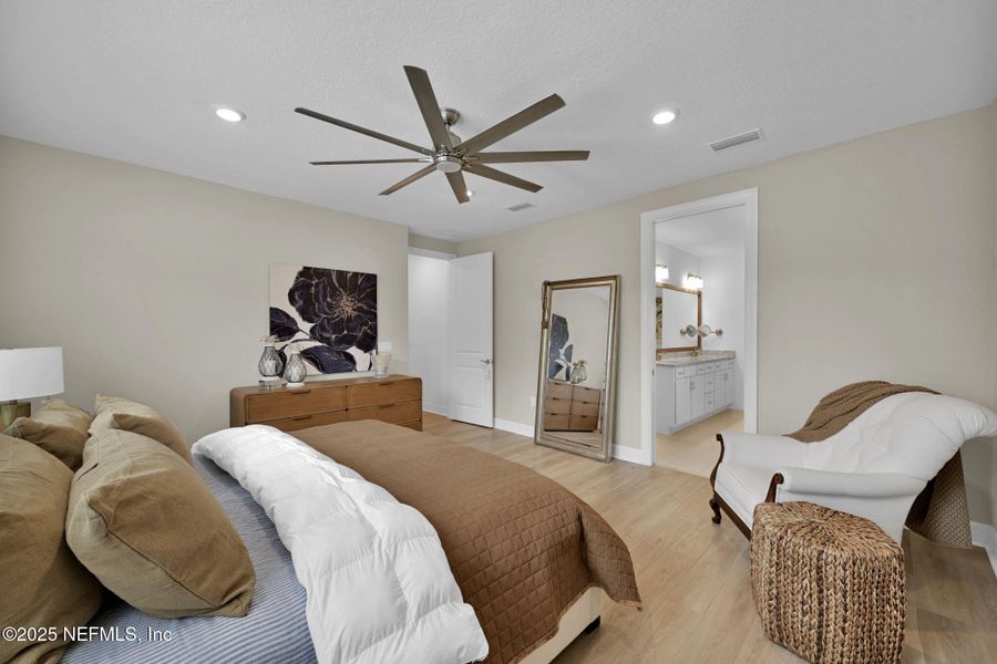 Furnished interior view inside a new home in , Jacksonville (Image 16). Furnished interior view inside a new home in , Jacksonville (Image 16).