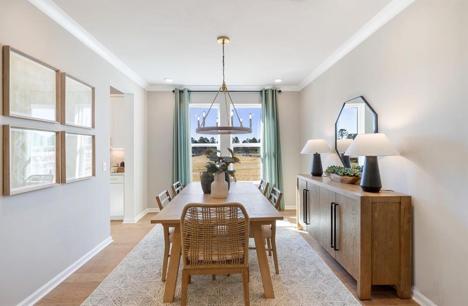 Representative furnished interior of a home built from the Aspen by Beazer Homes in The Groves of Berkeley, Moncks Corner (Image 14).