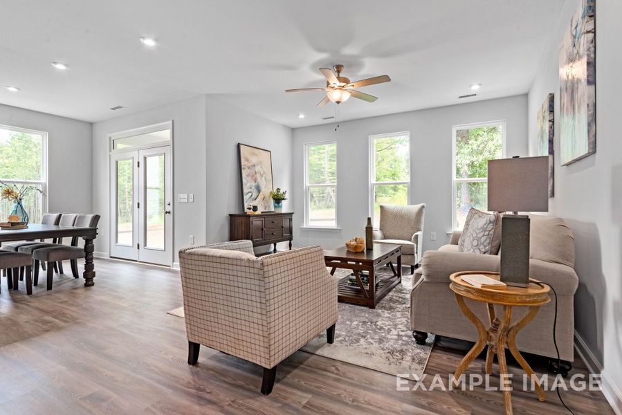 Representative furnished interior of a home built from the The Ash by Davidson Homes LLC in Retreat at North Main, Lillington (Image 17).