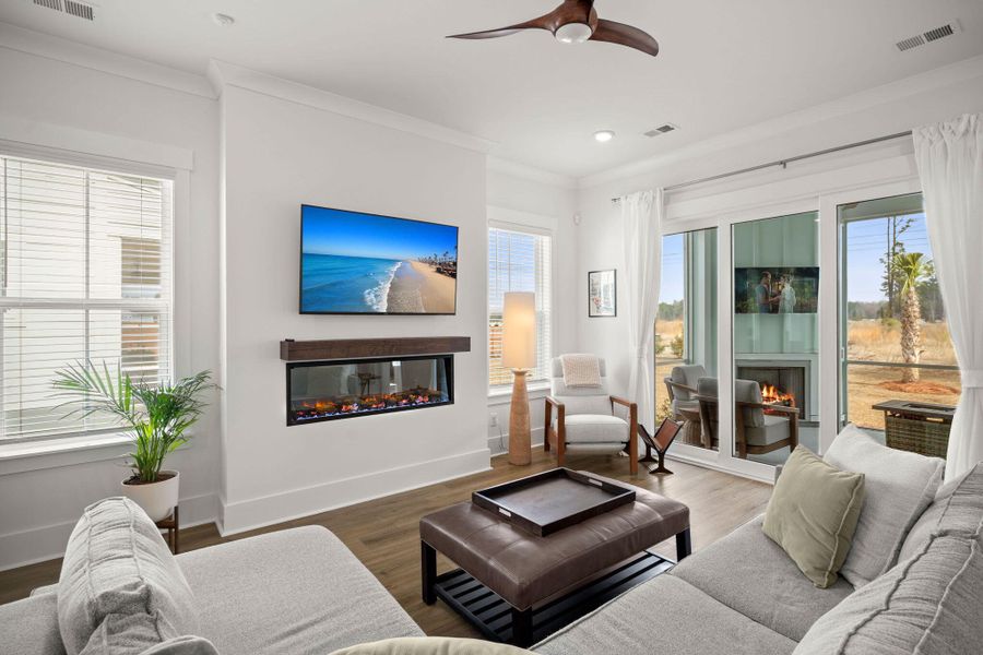 Furnished interior view inside a new home in , Summerville (Image 20).