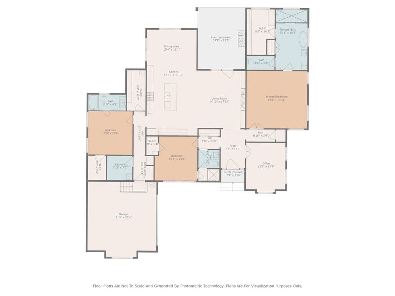 2D floor plan layout of this home in , Kings Mountain, NC (Image 5).