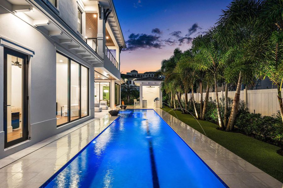 Exterior details and patio area of a home in , Boca Raton (Image 44).