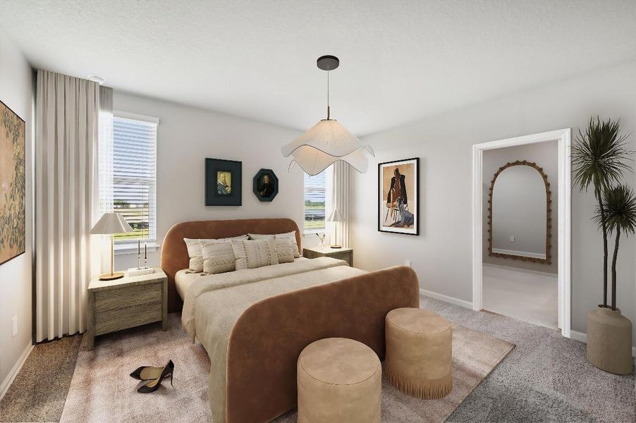 staged/designed Primary Bedroom staged/designed Primary Bedroom