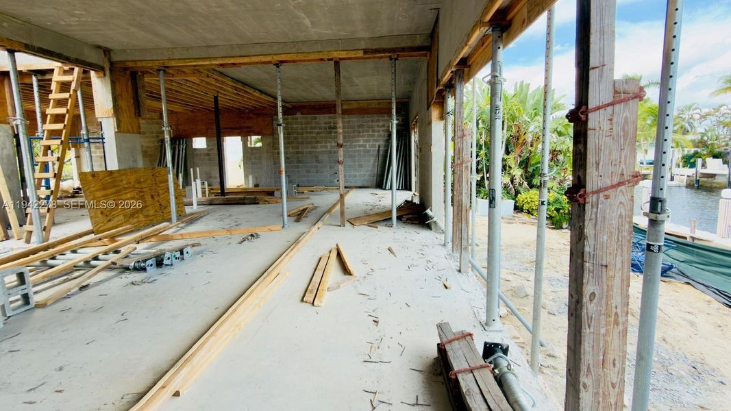 In-progress construction of a new home in , Pompano Beach, FL (Image 11).