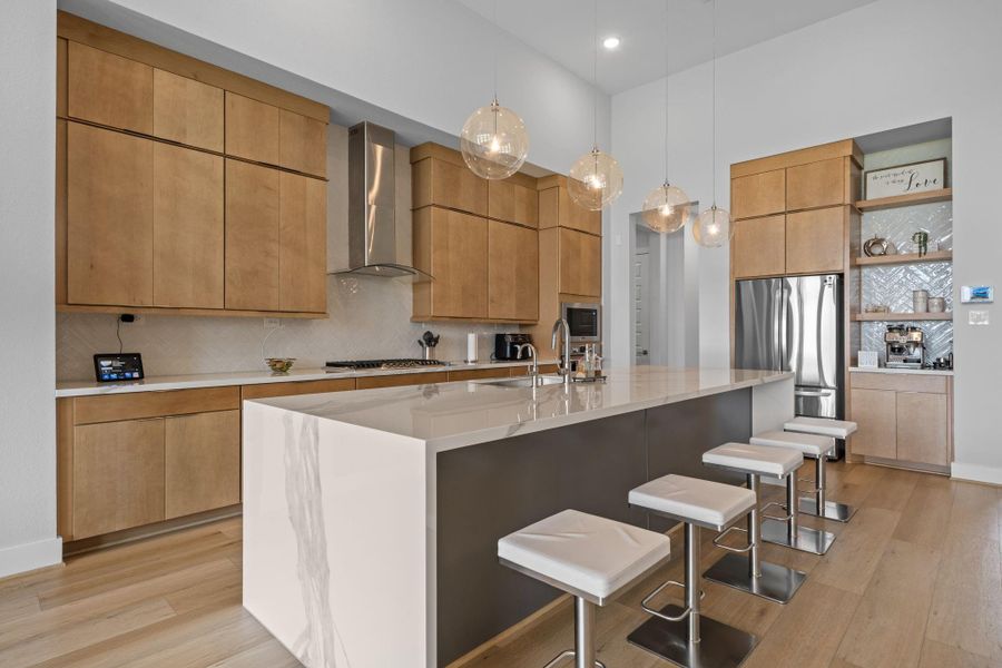 Furnished interior view inside a new home in , Cypress (Image 5).