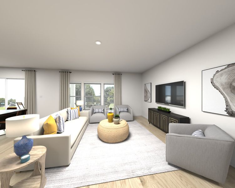 Furnished interior view inside a new home in Ridgehaven - Signature Series, Ormond Beach (Image 4).