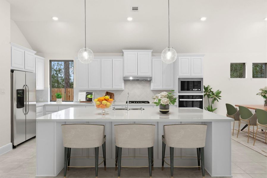 Furnished interior view inside a new home in Colton, Montgomery (Image 5).