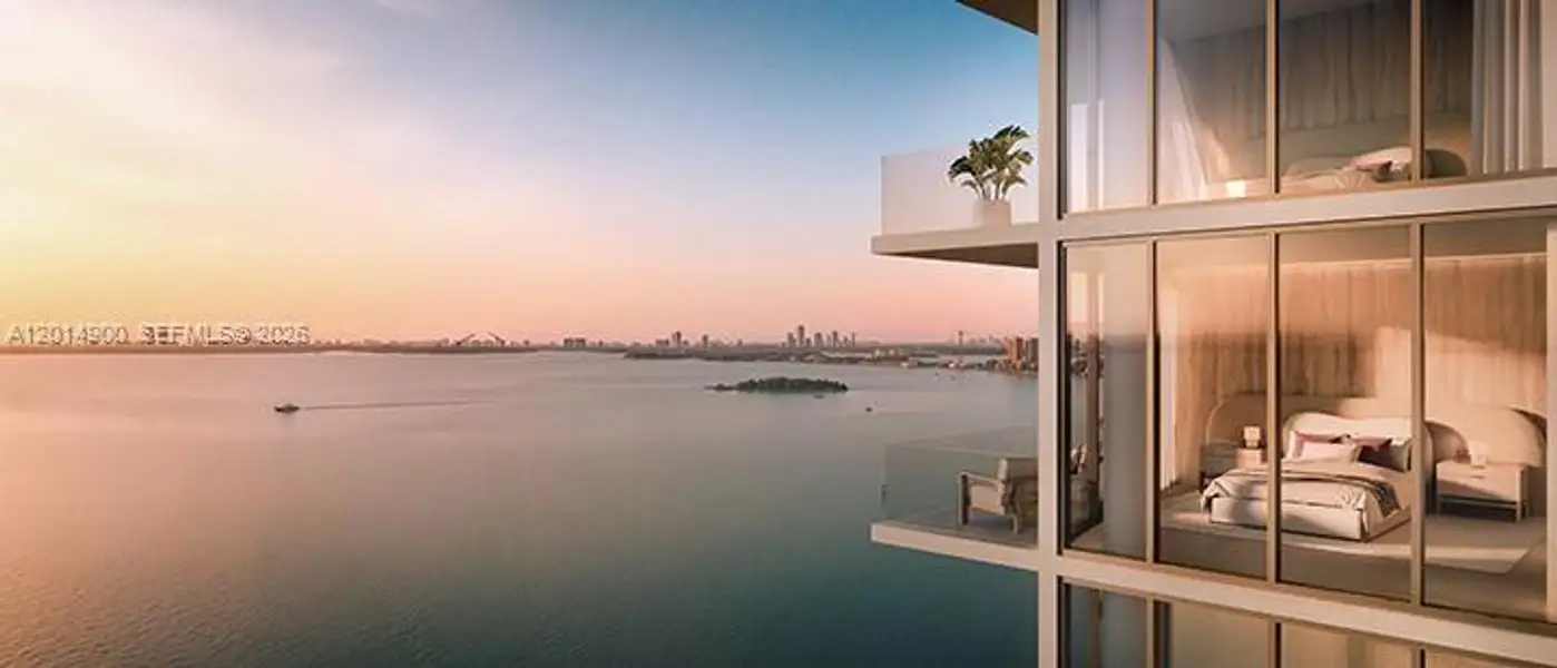 Condo located in Miami, FL showcasing its design and architecture (Image 3).