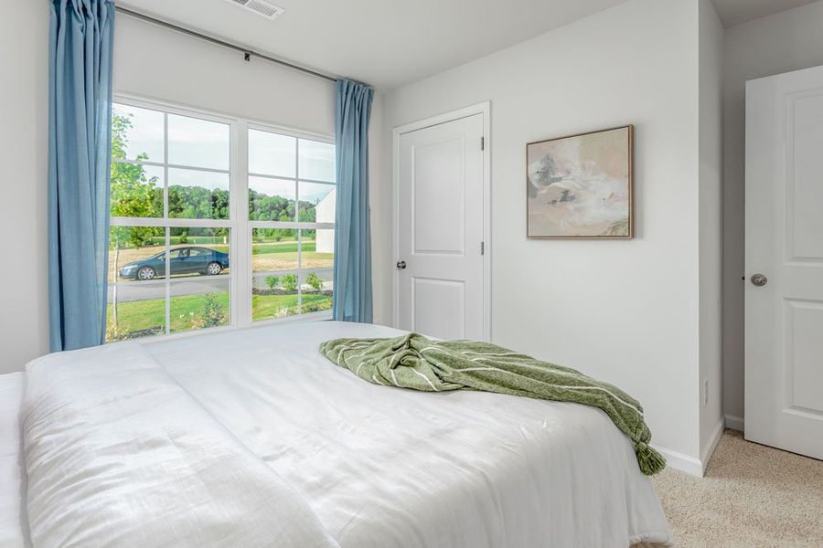 Representative furnished interior of a home built from the Cali by D.R. Horton in The Manors at Riley's Meadow, Haw River (Image 21).
