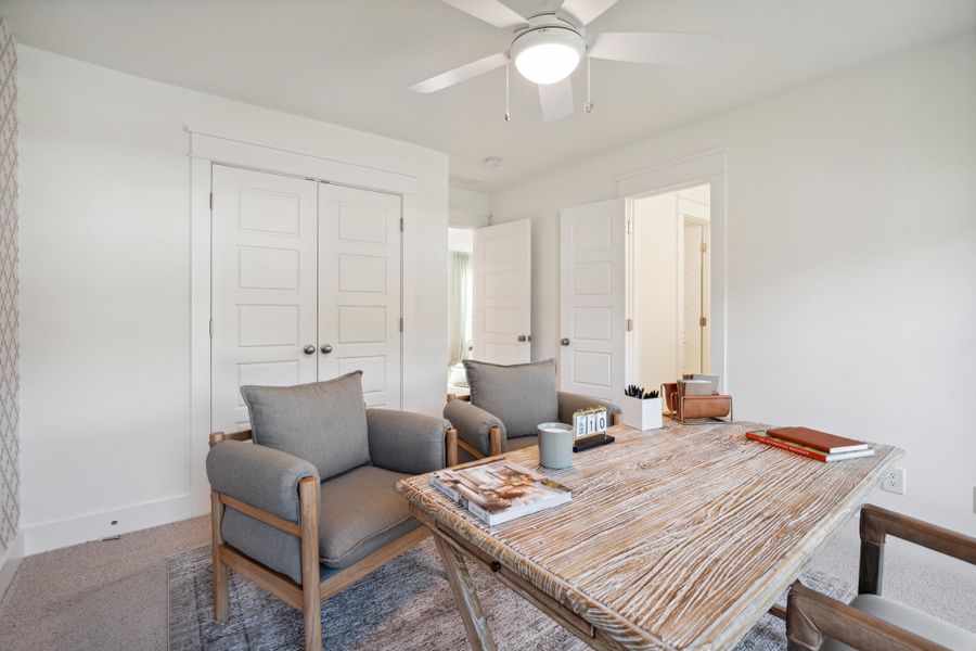 Furnished interior view inside a new home in Sweetgrass Station, Summerville (Image 41). Furnished interior view inside a new home in Sweetgrass Station, Summerville (Image 41).