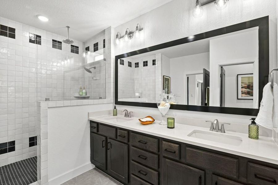 Furnished interior view inside a new home in Indigo - Cottages Row Collection, Richmond (Image 7). Furnished interior view inside a new home in Indigo - Cottages Row Collection, Richmond (Image 7).