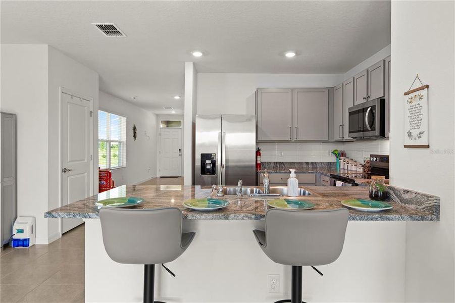 Furnished interior view inside a new home in , Wesley Chapel (Image 16). Furnished interior view inside a new home in , Wesley Chapel (Image 16).