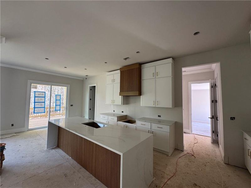 In-progress construction of a new home in , Flowery Branch, GA (Image 25).