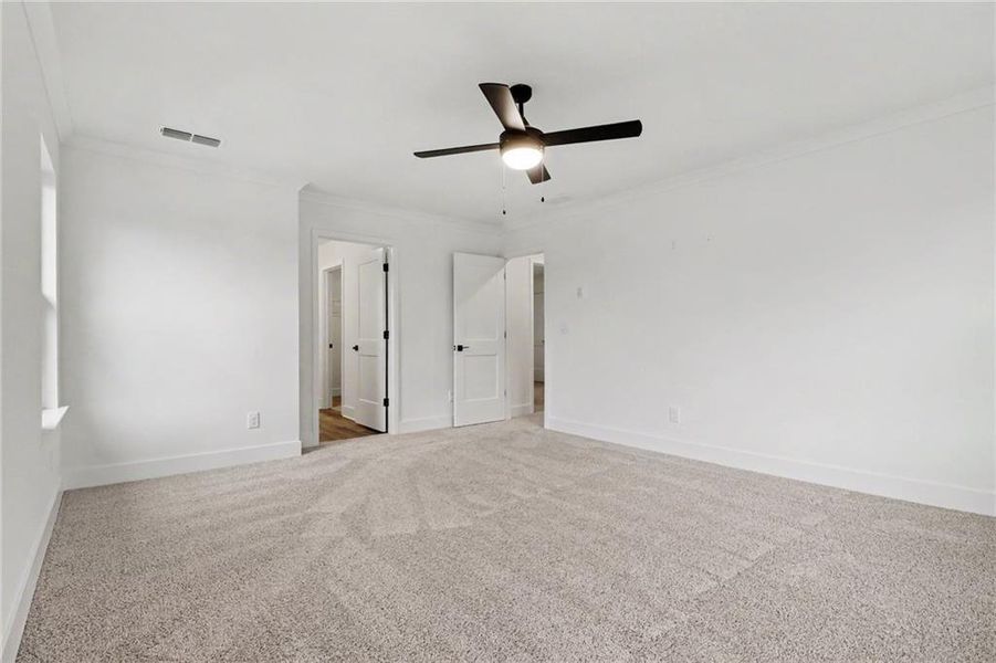 Spacious, unfurnished interior of a new home in Thunder Ridge, Dawsonville (Image 52).