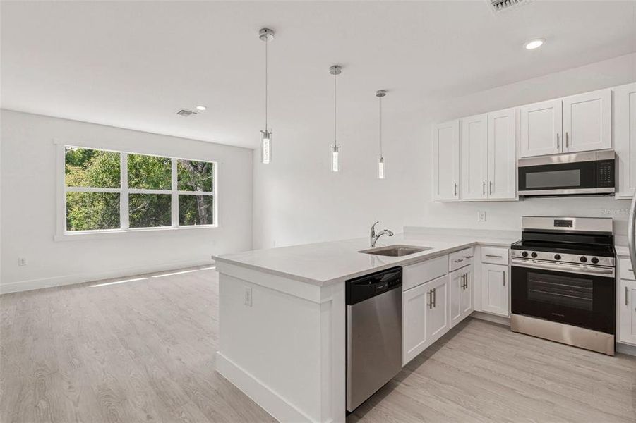 Furnished interior view inside a new home in , Punta Gorda (Image 10).