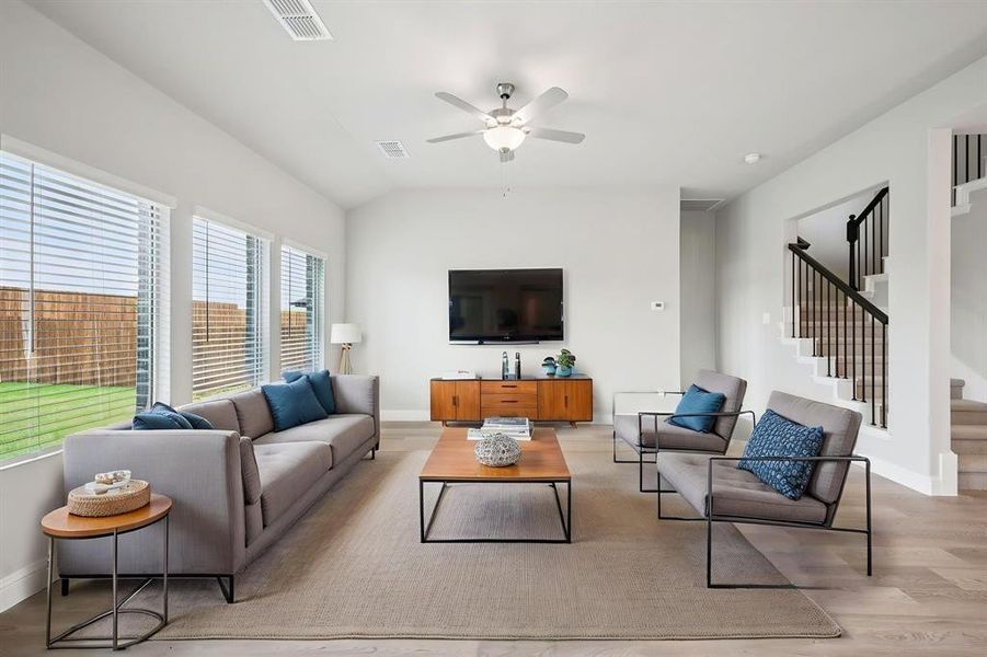 Furnished interior view inside a new home in Eastridge - Signature Series, McKinney (Image 6).