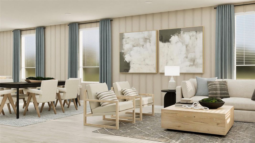 Furnished interior view inside a new home in Esperanza, Richmond (Image 3).