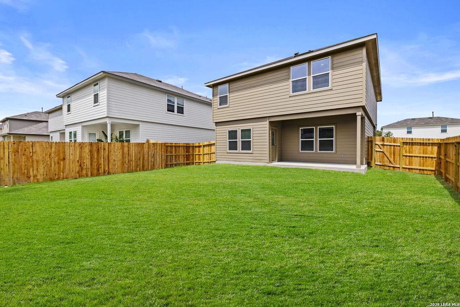 Exterior details and patio area of a home in Redbird Ranch, San Antonio (Image 3). Exterior details and patio area of a home in Redbird Ranch, San Antonio (Image 3).