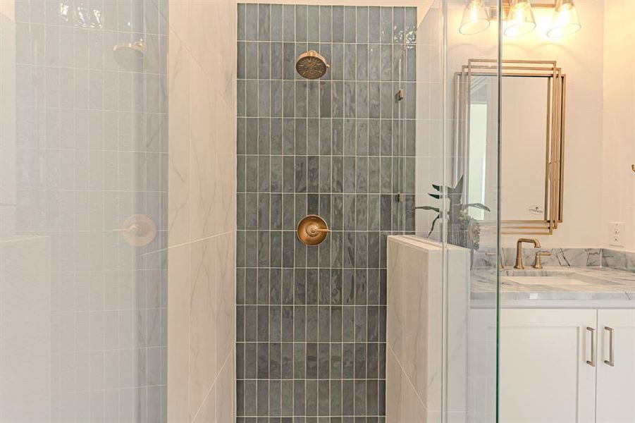 Close-up of interior finishes inside a home in , Aledo (Image 20).