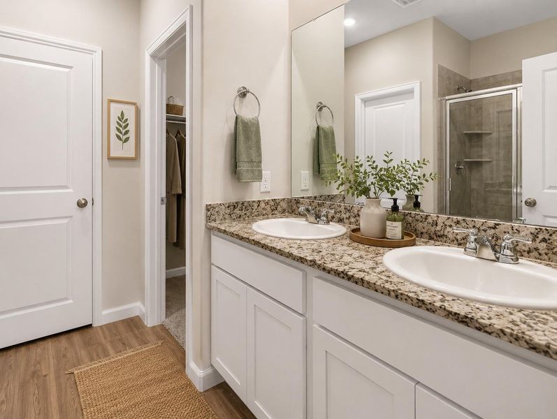 Furnished interior view inside a new home in Granger Pines, Conroe (Image 9). Furnished interior view inside a new home in Granger Pines, Conroe (Image 9).