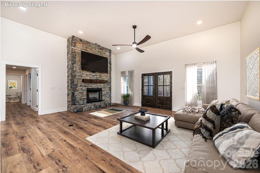 Furnished interior view inside a new home in , Lenoir (Image 10).