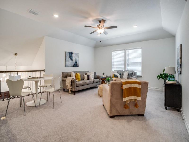 Furnished interior view inside a new home in , McKinney (Image 11). Furnished interior view inside a new home in , McKinney (Image 11).