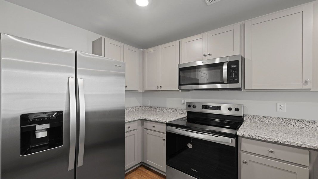 Furnished interior view inside a new home in Center Pointe, Santee (Image 5).