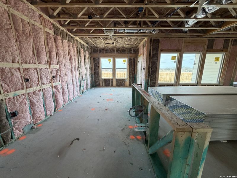 In-progress construction of a new home in The Wilder, Adkins, TX (Image 9).