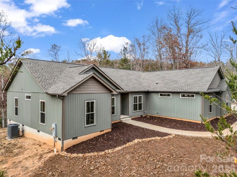 Exterior details and patio area of a home in , Rutherfordton (Image 21).