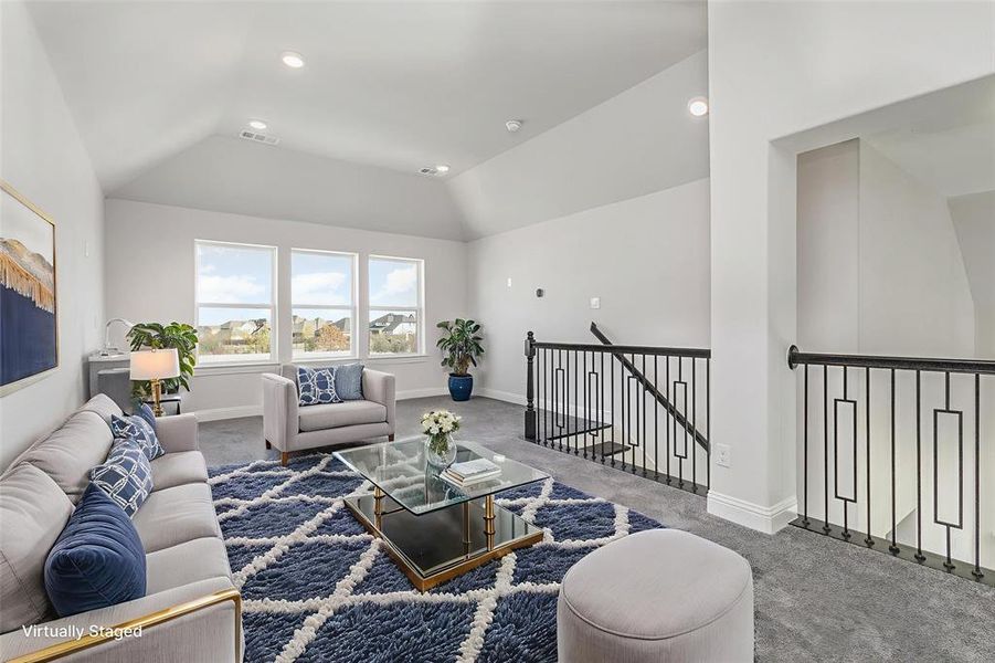 Furnished interior view inside a new home in Edgewater, Fate (Image 11).