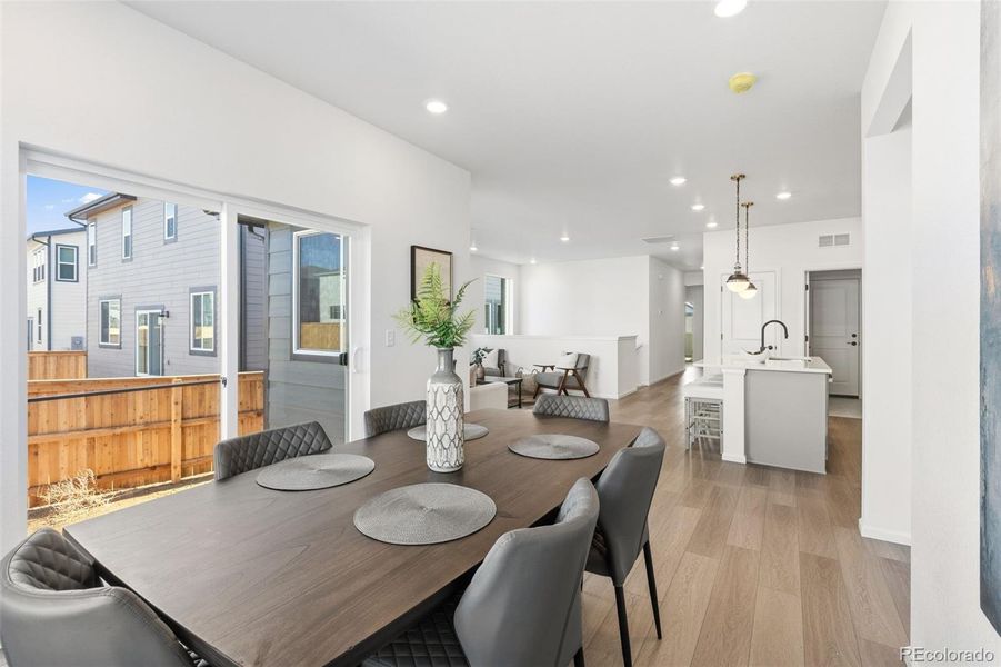 Furnished interior view inside a new home in The Cottages Collection at Ridgeline Vista, Brighton (Image 14).