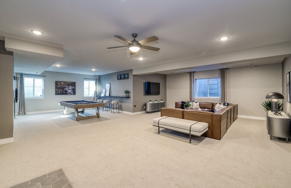 Furnished interior view inside a new home in Sterling Ranch, Littleton (Image 8).
