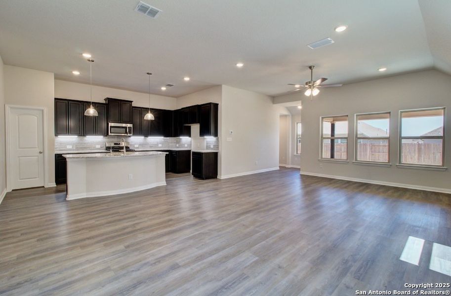 Furnished interior view inside a new home in Meyer Ranch – Premier, New Braunfels (Image 1).