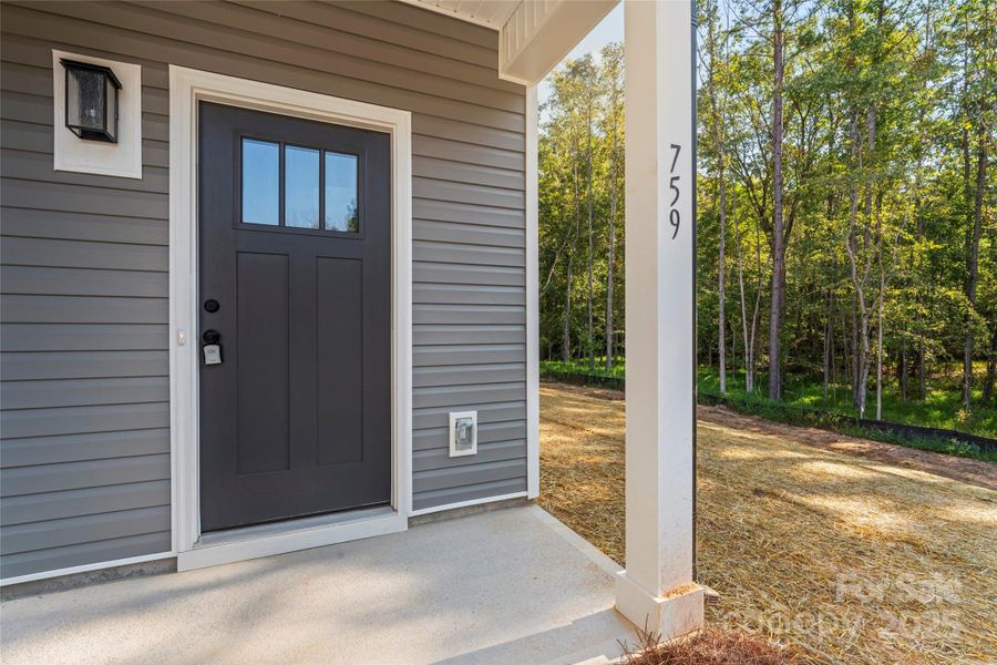 Exterior details and patio area of a home in , Albemarle (Image 4).