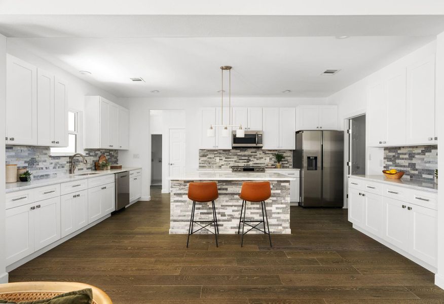 Furnished interior view inside a new home in , Canyon Lake (Image 16).